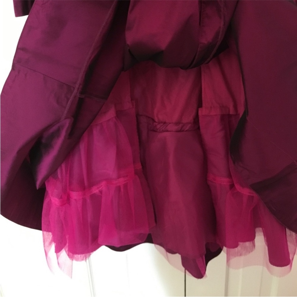 Byron Lars Magneta Taffeta Dress 10 LN - Picture 3 of 3